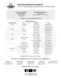 National Broadcast Markets