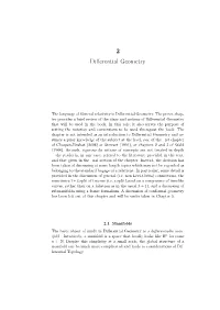 2 Differential Geometry