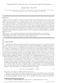 Compound Poisson Point Processes, Concentration and Oracle Inequalities