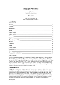Design Patterns