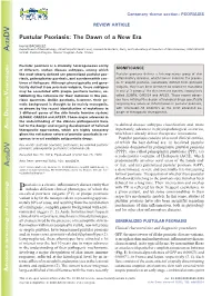Pustular Psoriasis