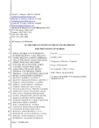 Two Mass Action Cases