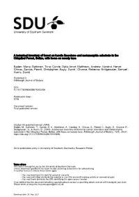 University of Southern Denmark a Botanical Inventory of Forest on Karstic Limestone and Metamorphic Substrate in the Chiquibul F