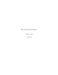 Ein Notation in Diderot