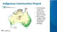 Indigenous Communities Project