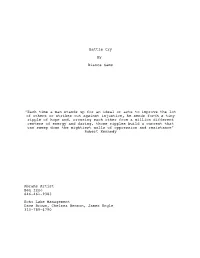 Battle Cry by Bianca Sams "Each Time a Man Stands up for an Ideal Or Acts
