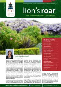 From the Principal in THIS ISSUE