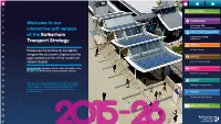 Welcome to Our Interactive Pdf Version of the Rotherham Transport Strategy
