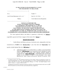 Case 20-11768-CSS Doc 14 Filed 07/03/20 Page 1 of 185