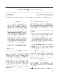 Multiclass Multiple Kernel Learning