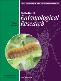 Negative Per Capita Effects of Two Invasive Plants, Lythrum Salicaria and Phalaris Arundinacea, Volume 99 on the Moth Diversity of Wetland Communities 229 Issue 3 L.L