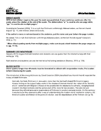 WRITING CENTER APA In-Text Citation DIRECT QUOTE