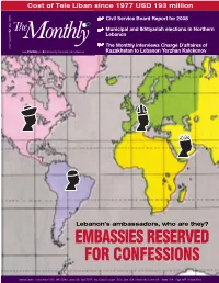 Embassies Reserved for Confessions