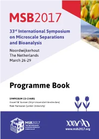 MSB 2017 Program Book