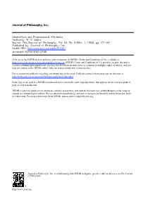 Quantifiers and Propositional Attitudes'
