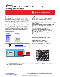 Sercos III Slave for Am437x — Communication Development Platform