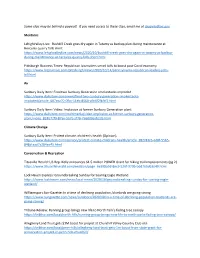 Some Clips May Be Behind a Paywall. If You Need Access to These Clips, Email Me at Djagiela@Pa.Gov