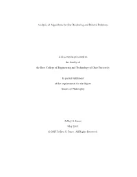 Analysis of Algorithms for Star Bicoloring and Related Problems A