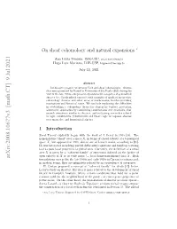 Arxiv:2008.10677V3 [Math.CT] 9 Jul 2021 Space Ha Hoyepiil Ea Ihtewr Fj Ea N194 in Leray J