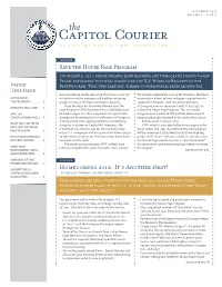 Capitol Courier U S C a P I T O L P a G E a L U M N I a S S O C I a T I O N