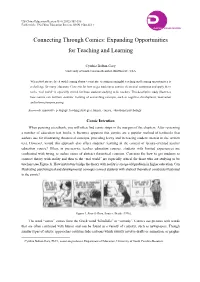 Connecting Through Comics: Expanding Opportunities for Teaching and Learning