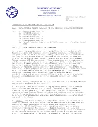 Department of the Navy Commandant of Midshipmen U.S