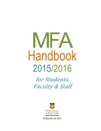 MFA Handbook 2015/2016