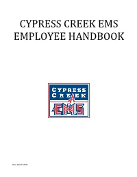 Cypress Creek Ems Employee Handbook