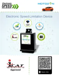 Approved VEHICLE APPROVALS