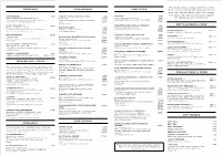 BOTTLED BEER & CIDER DRAUGHT BEER & CIDER SOFT DRINKS Our