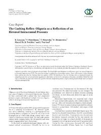 Oliguria As a Reflection of an Elevated Intracranial Pressure