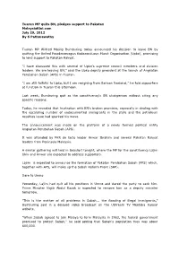 Tuaran MP Quits BN, Pledges Support to Pakatan Malaysiakini.Com July 29, 2012 by S Pathmawathy