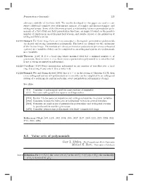 8.3 Value Sets of Polynomials