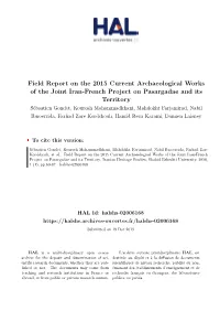 Field Report on the 2015 Current Archaeological Works of the Joint
