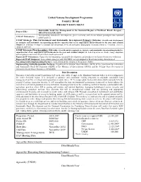 Prodoc Summarises the Best Practices (BP) and Global Environmental Benefits (GEB) to Be Applied on Field Sites Due to the Land Degradation Characterization