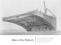 State of the Platform Haskell Implementors Workshop - 2012 Stats
