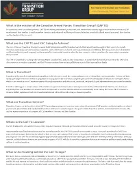 What Is the Mission of the Canadian Armed Forces Transition Group? (CAF TG)