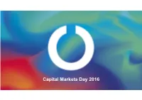 Capital Markets Day 2016 Disclaimer and Notes