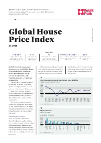 Global House Price Index Tracks the Movement in Mainstream Residential Prices Across More Than 55 Countries and Territories Worldwide