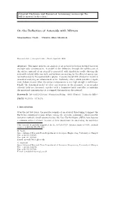 On the Deflection of Asteroids with Mirrors