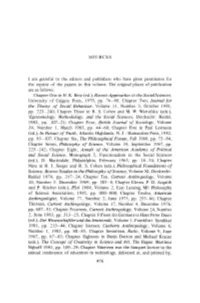 SOURCES I Am Grateful to the Editors and Publishers Who Have Given