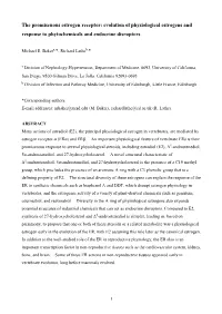 The Promiscuous Estrogen Receptor: Evolution of Physiological Estrogens and Response to Phytochemicals and Endocrine Disruptors