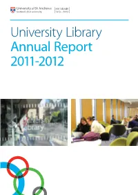 University Library Annual Report 2011-2012