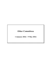 Work of Committees