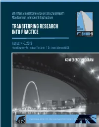 SHMII-9 Conference Program