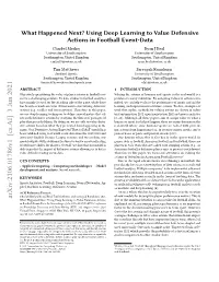 Using Deep Learning to Value Defensive Actions In