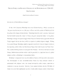 1 Brian SANDBERG Draft Version Without Footnotes Introduction: A