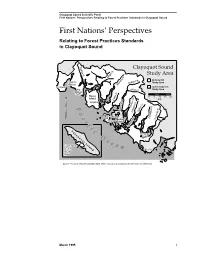 First Nations' Perspectives