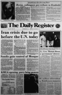 Iran Crisis Due to Go Before the UN Today