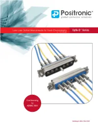 Optik-D™ Series IL = 0.06 Db (Typ)